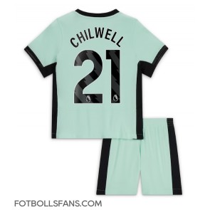 Chelsea Ben Chilwell #21 Replika Tredje Tröja Barn 2023-24 Kortärmad (+ Korta byxor)